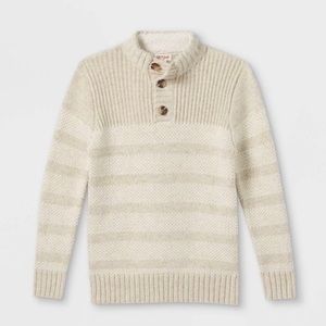 Boy Cream Cable Sweater 8